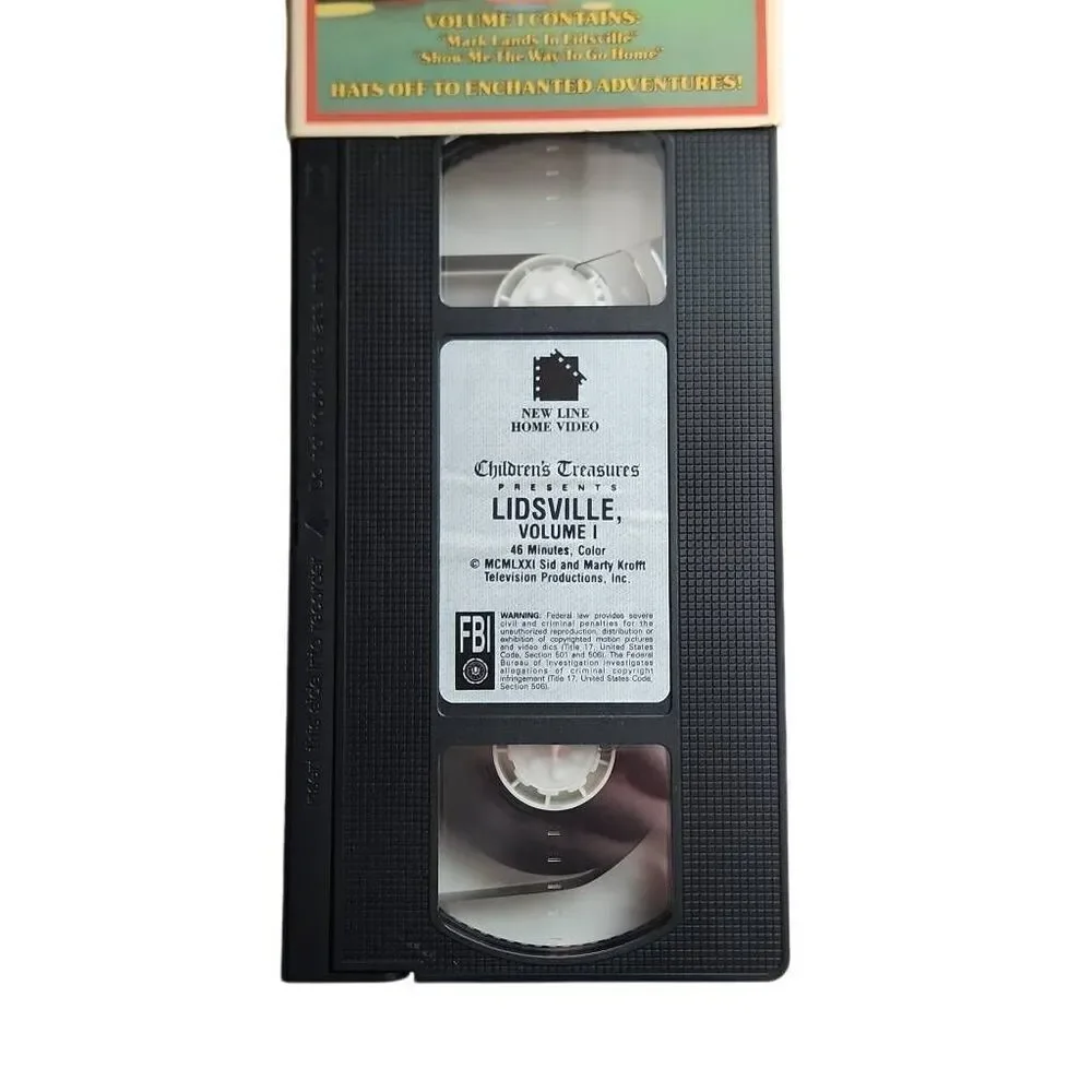 Children's Treasures Presents The World of Sid & Marty Krofft Lidsville VHS Tape